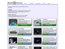 Tablet Screenshot of brainormous.com